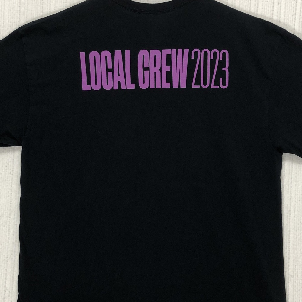 Bruce Springsteen E Street Band 2023 Tour Local Crew Shirt Black XL XLG EG